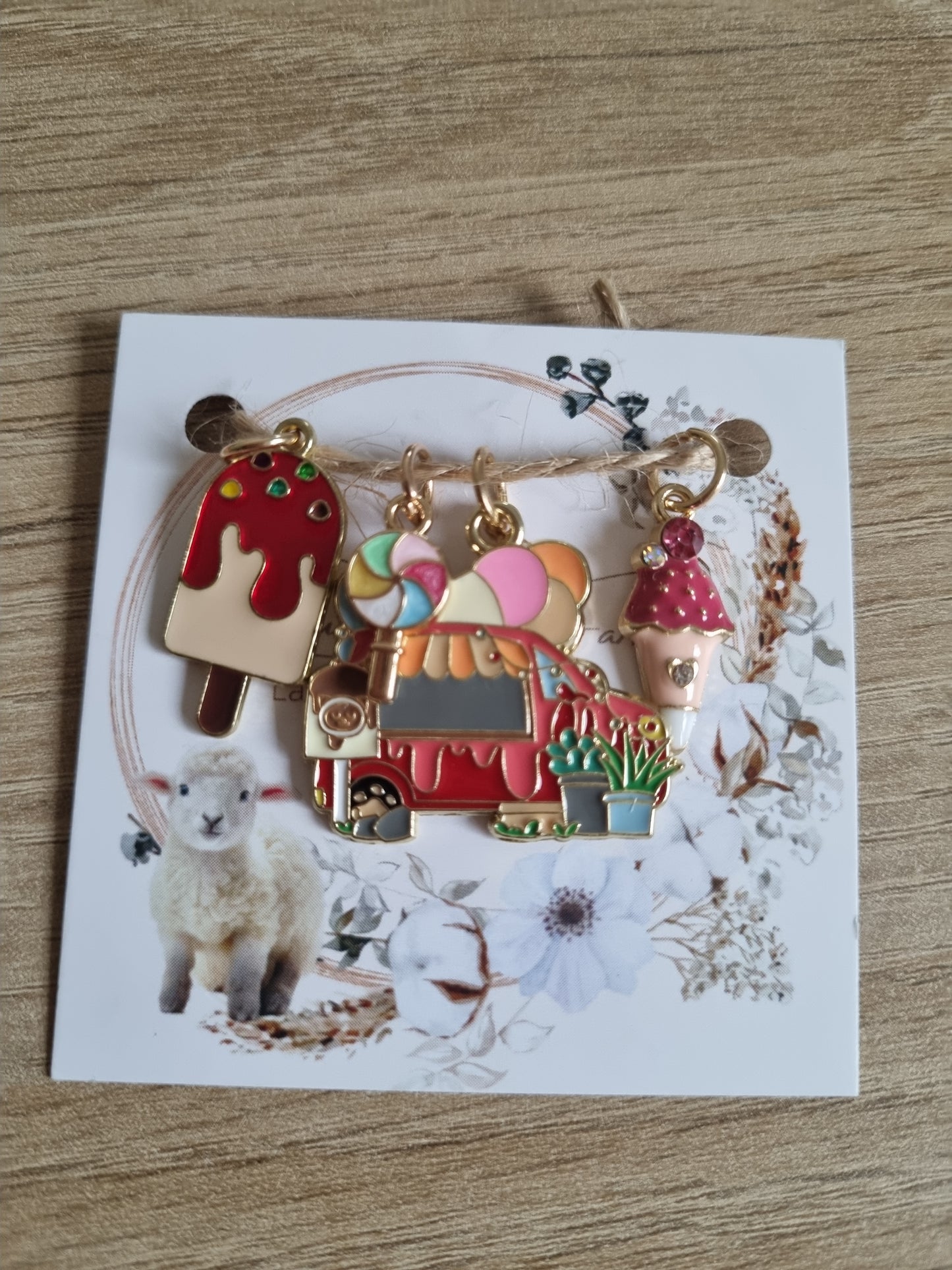 LOT Anneaux marqueurs *Marchant de glaces*