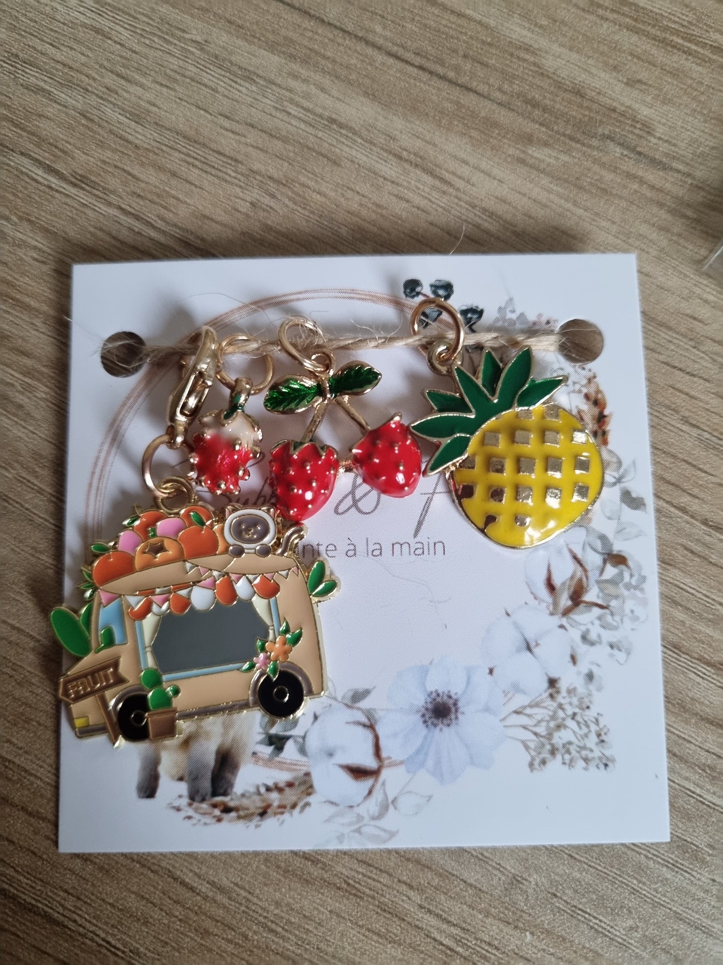 LOT Anneaux marqueurs *Marché aux fruits*