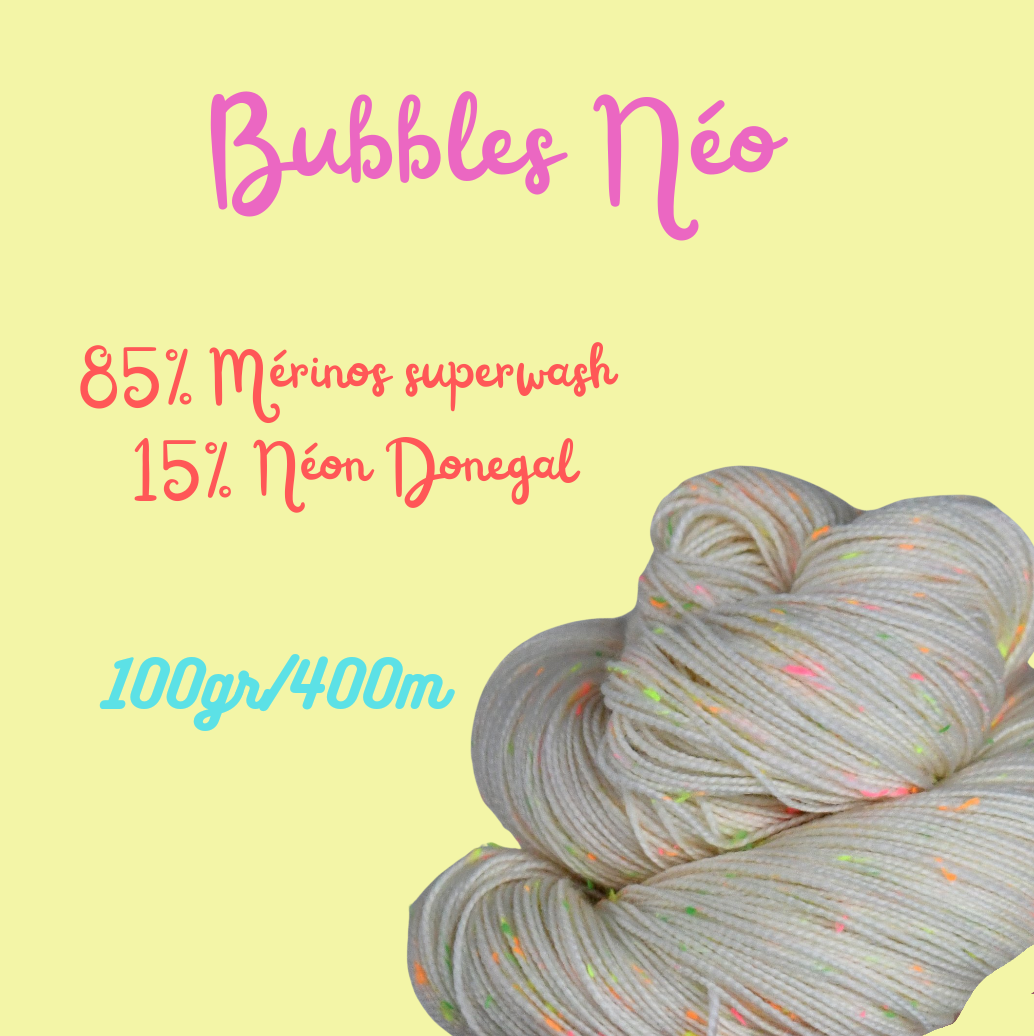 Bubbles Néo - Laine à teindre