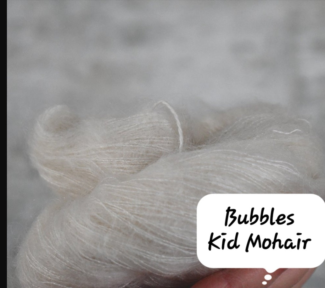 Bubbles Kid Mohair - Laine à teindre
