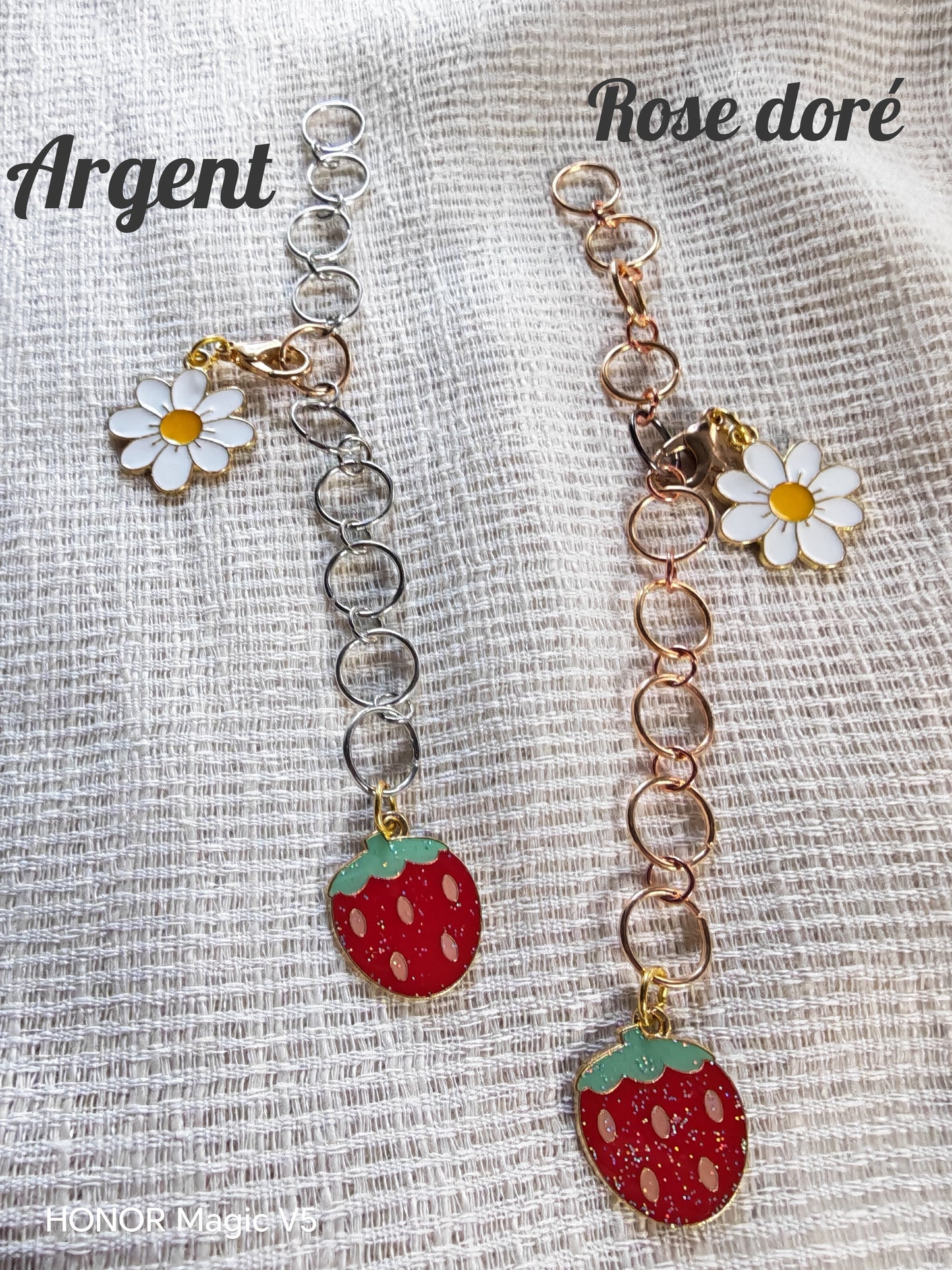 Compte-rangs Artisanal – Collection « Douceur de Fraise »🍓