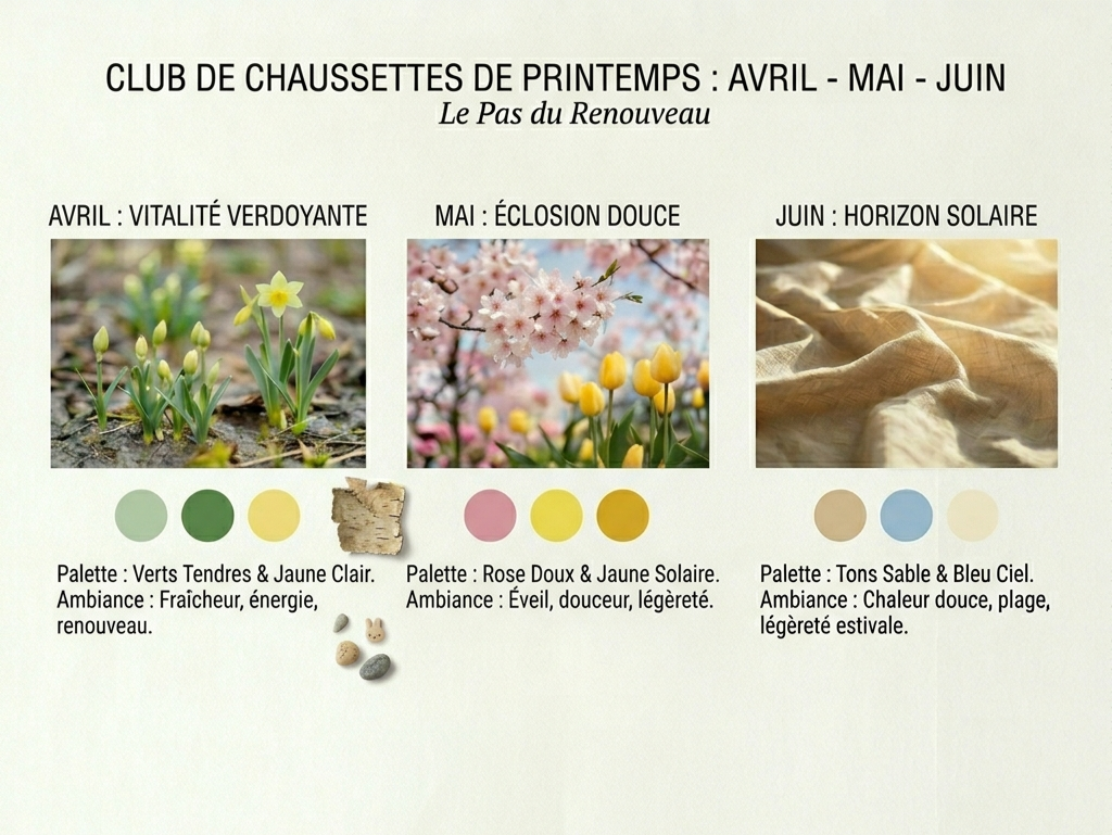 Club Chaussettes "Le Pas du Renouveau" (Avril - Mai - Juin)