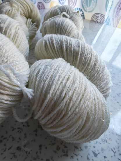 Bubbles Silver - Laine à teindre