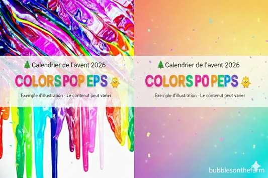 🌈 Calendrier de l'Avent 2026 : Colors Pop Peps 🎄
