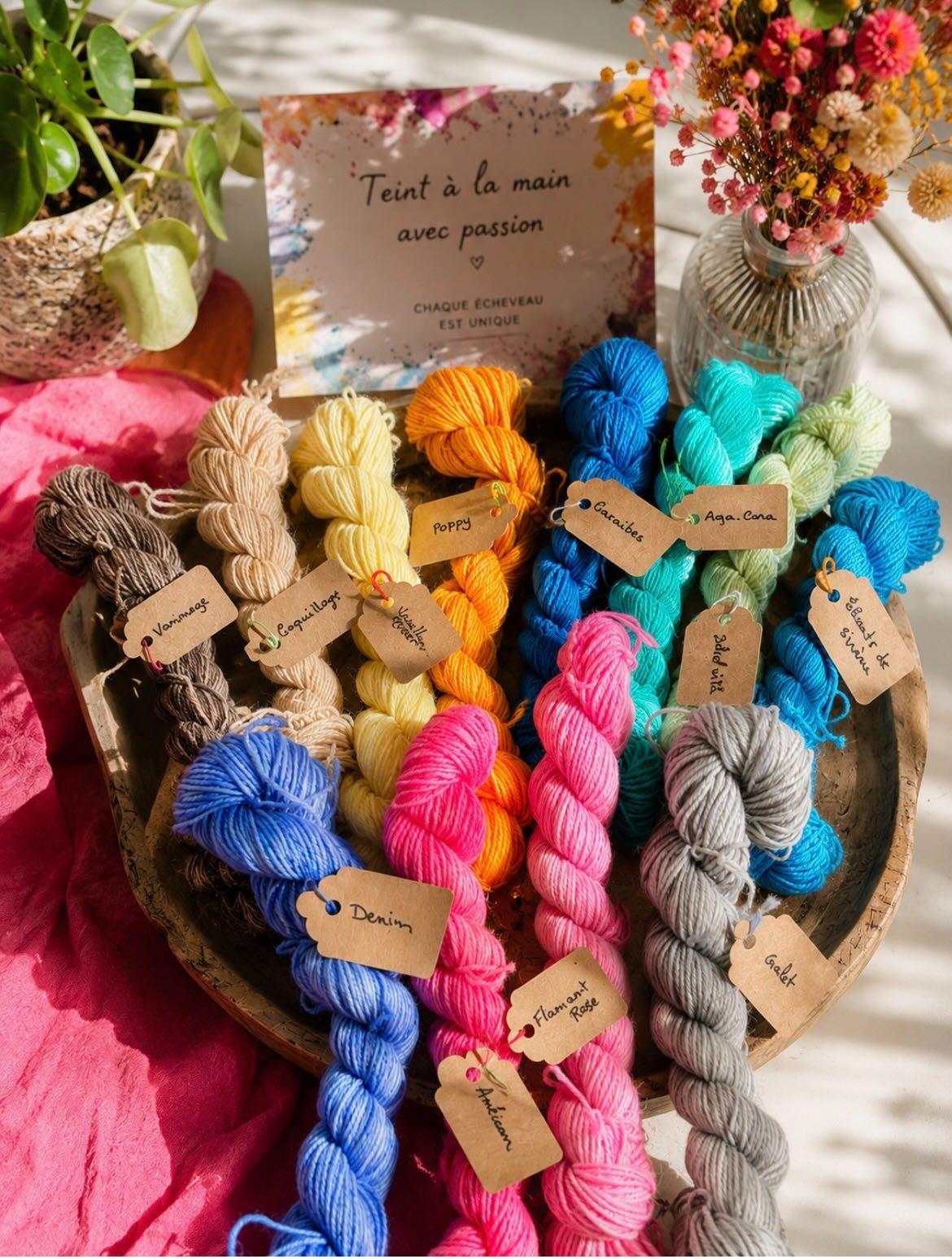 Kit de Minis Écheveaux - Collection "Reflets d'été"